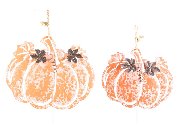 Fall Decor, PUMPKIN (SET OF 2) 12x3x14.25 IN