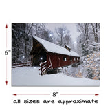 Table-top canvas picture with optical fiber lights，best  Christmas gift