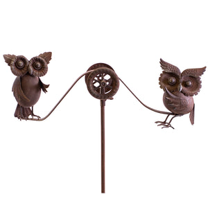 Garden Balancer, Metal Balancer Owl Stake 4.5X44.3X21.1 In