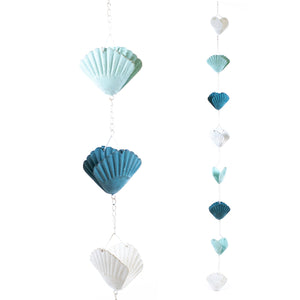 Garden Decor, SALLY'S SEA SHELL RAIN CHAIN 1.5x4.8x 67 IN