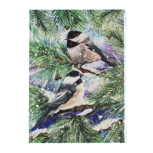 LED Lighted Tabletop Picture, Mighty Chickadee 6x8 IN