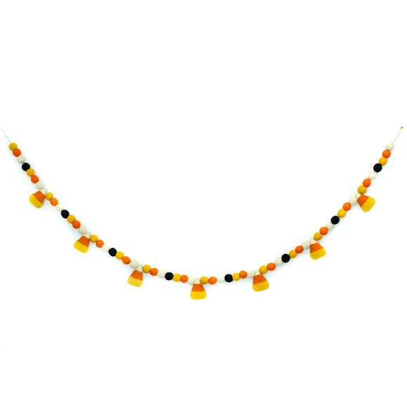 Fall Decor, CANDY CORN BEADED GARLAND 3x1x72 IN