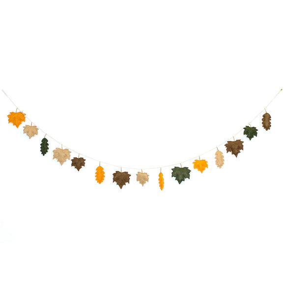 Fall Decor, GARLAND OF LEAVES 60 IN