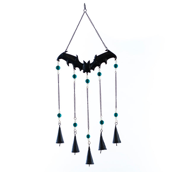 Halloween Decor, BAT WINDCHIME 1.3x9x20 IN