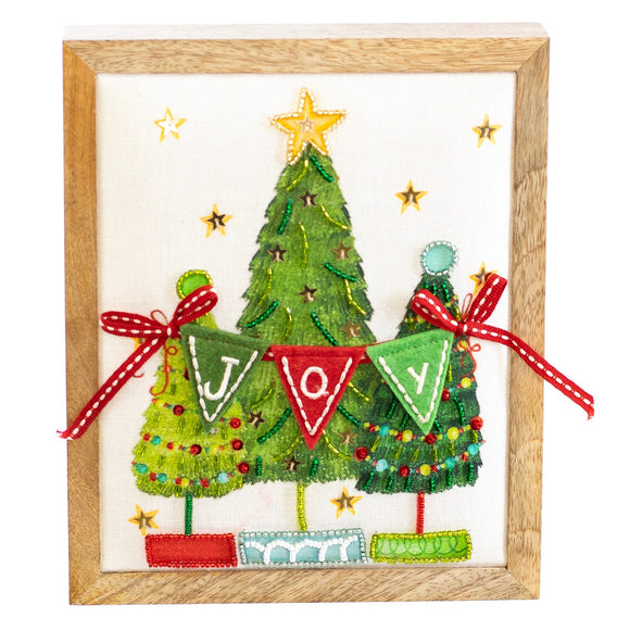 Christmas Decor, JOYOUS TREE TABLE TOP 1x7x8.5 IN