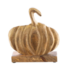 Fall Decor, PUMPKIN SM 2x7.9x8 IN