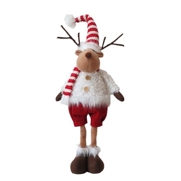 Christmas Plush, STANDING MOOSE 6.5x8.5x24 inch