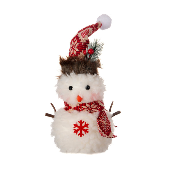 Christmas Plush, SALTY THE SNOWMAN SM 4.3x5.5x10.2 inch