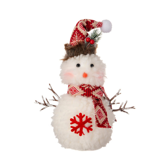 Christmas Plush, SALTY THE SNOWMAN MD 4.7x7.5x12.2 inch