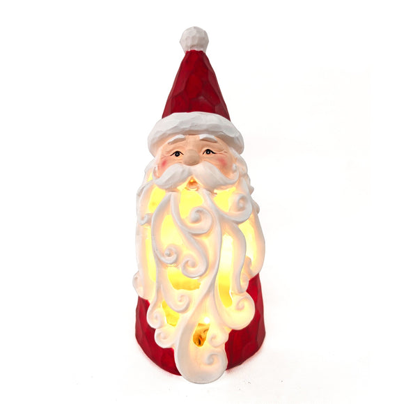 Christmas Decor, LIGHT SANTA BEARD DECOR 4.9x10.6 IN