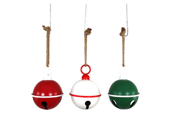 Christmas Ornaments, MTL ORNAMENTS (set of 3) 7x7x9 IN