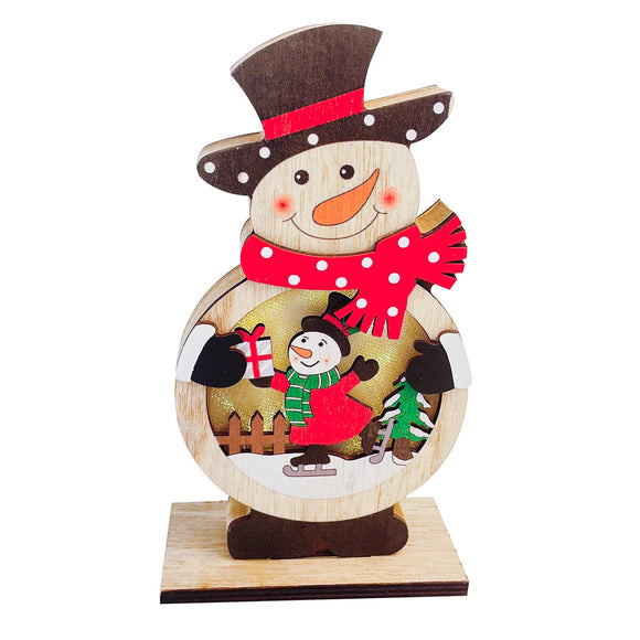 Christmas Decor, Standing Snowman Light 2X4X7.1 In