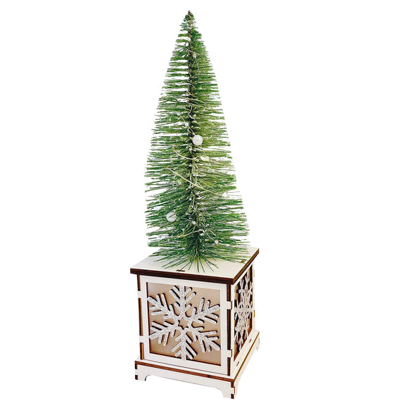 Christmas Decor, Light Tree Md 2.4X2.4X8.3 In