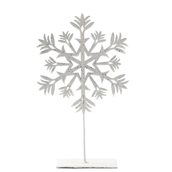 Christmas Decor, Metal Snowflake Md 3.2X8X12 In