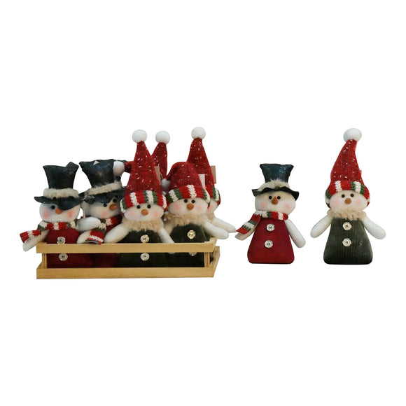 Christmas Ornaments, SMOOTH ORNAMENT IN CRATE (SET OF 12) 7.1x8.3x10.2 IN