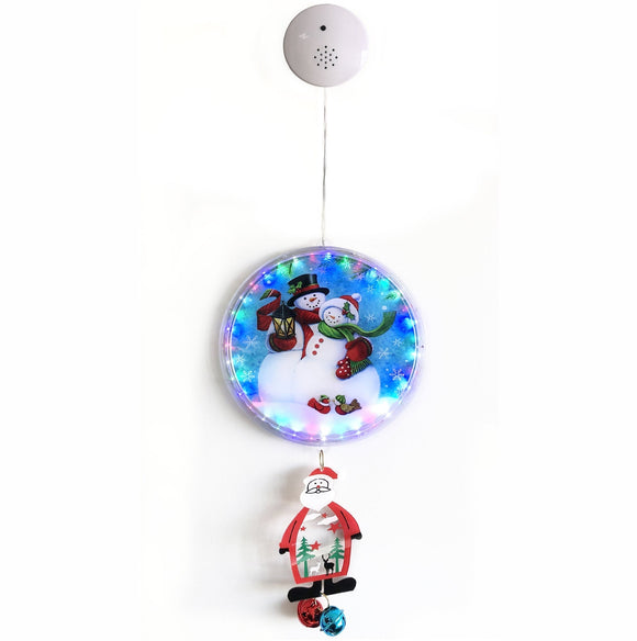 Christmas Home Decor, MUSICAL LIGHT SNOWMAN 7.5x7.5x25.2 IN