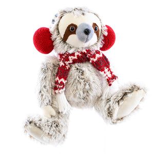 Christmas Plush, 247982 SAMMY THE SLOTH 7.1x7.5x9.5 IN