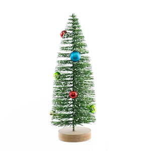 Christmas Decor, TREE with  ORNAMENTS MD 4x4x12 IN