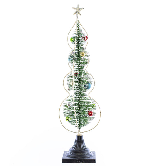 Christmas Decor, TREE with  BASE XL 6.8x6.8x25.2 IN