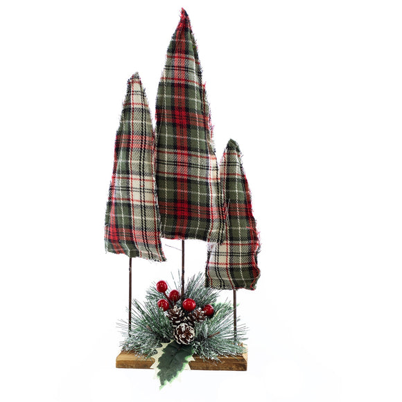 Christmas Decor, FABRIC TREE 2.4x8.4x16.8 IN