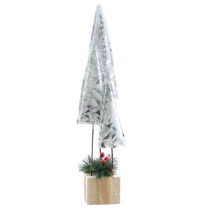 Christmas Decor, FABRIC TREE 2x6x21.6 IN