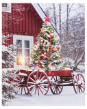 Lighted Canvas wall plaque ,Christmas pictures , best christmas gift