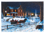 Table-top canvas picture with LED & optical fiber