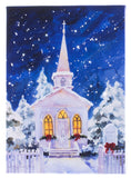 Table-top canvas picture with LED & optical fiber