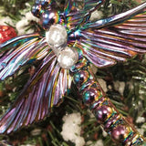 Set of 2 Dragonfly Ornaments